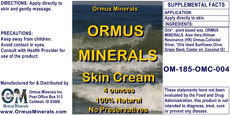 Ormus Minerals Ormus Rich Mineral Skin Cream